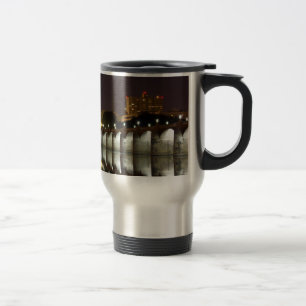 Mug De Voyage Night Falls sur le pont de Market Street
