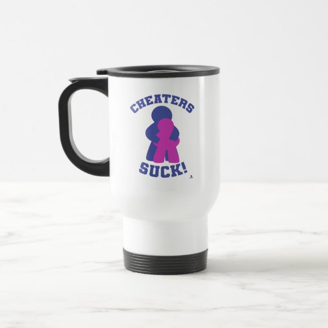 Mug De Voyage No Cheaters Board Game Meme Funny Art (Gauche)