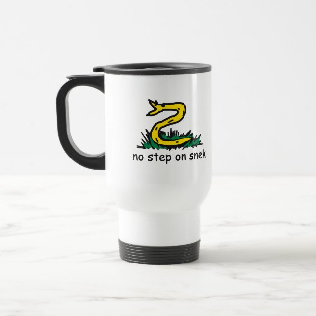 Mug De Voyage No step on snek memes (Gauche)