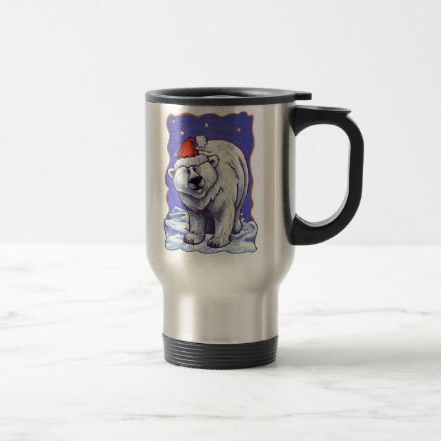Mug De Voyage Noël à l'ours polaire (Droit)