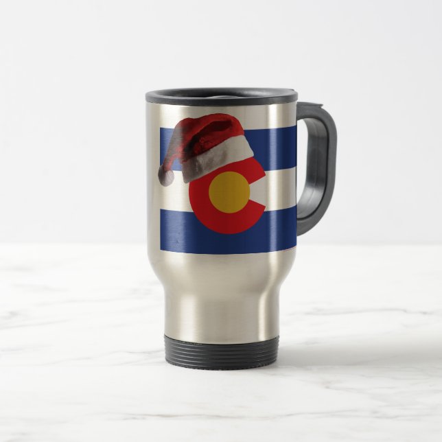 Mug De Voyage Noël au Colorado (Devant droit)