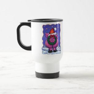 Mug De Voyage Noël au porc