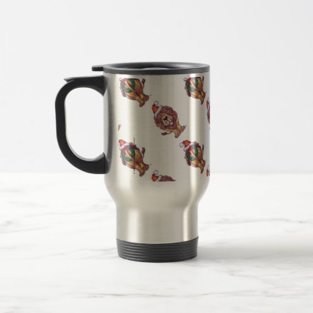 Mug De Voyage Noël du lion (Gauche)