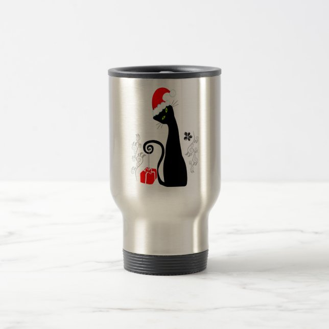 Mug De Voyage Noël moderne Kitty (Centre)