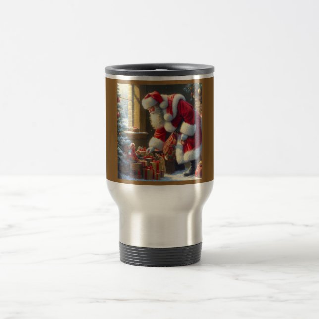 Mug De Voyage Noël Père Noël 3 (Centre)