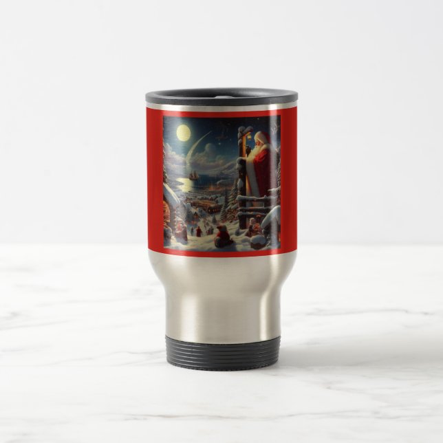 Mug De Voyage Noël Père Noël 5 (Centre)