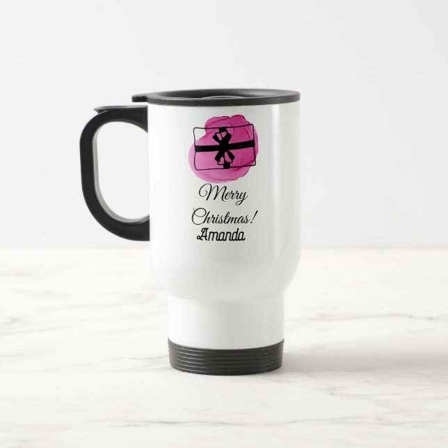 Mug De Voyage Noël rose (Gauche)