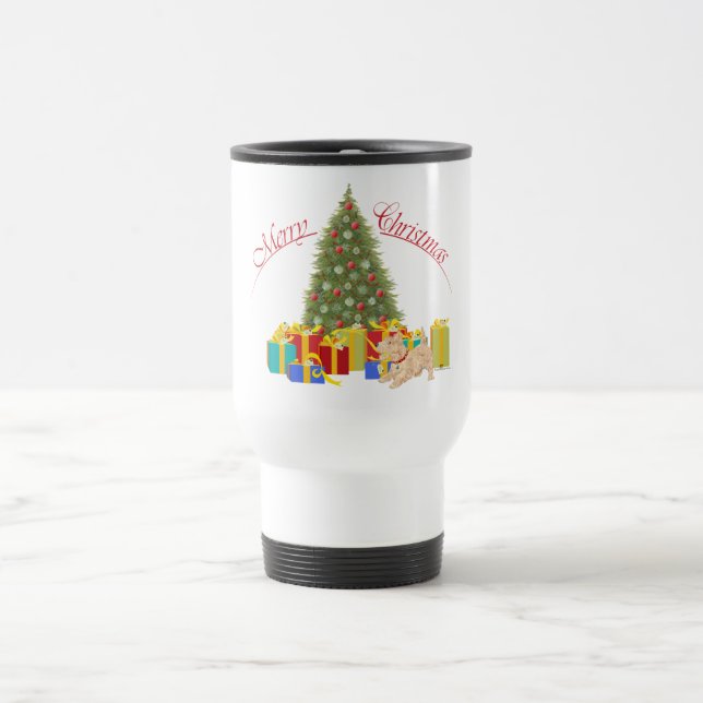 Mug De Voyage Noël Terrier Écossais (Centre)