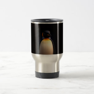 Mug de voyage Noir 4 Luxe avec Manchot empereur