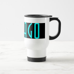MUG DE VOYAGE NOIR DE CHICAGO