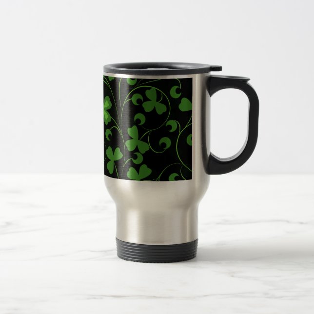 Mug De Voyage noir irlandais (Droit)