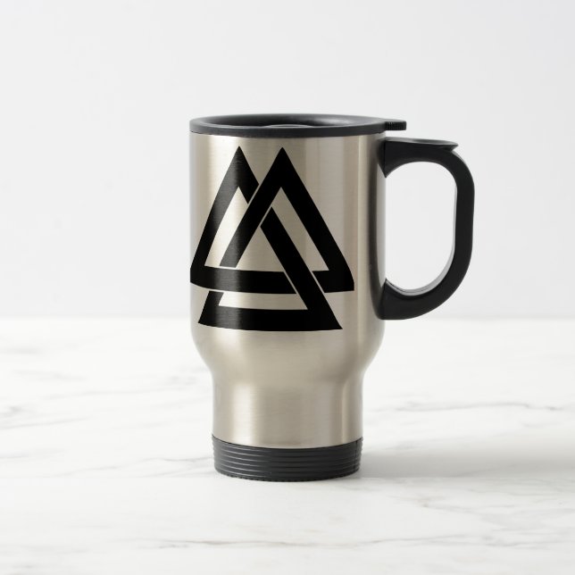 Mug De Voyage Noir - Noir (Droit)