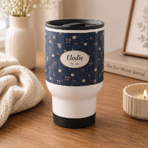 Nom personnalisé Céleste Cottagecore Lune Étoiles