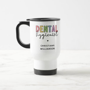 Mug De Voyage Nom personnalisé Dental Hygienist RDH Cadeaux