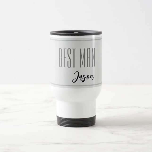 Mug De Voyage Nom personnalisé Meilleur homme Voyage Musique (Centre)