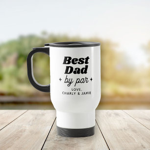 Mug De Voyage Nom personnalisé Meilleur papa Par Par Cool Rétro
