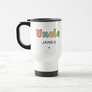 Mug De Voyage Nom personnalisé Oncle Retro Cadeau   Oncle person