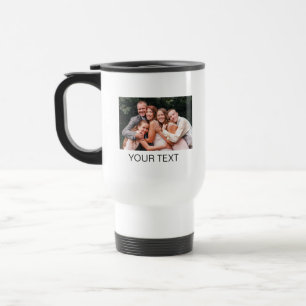 Mug De Voyage Nom personnalisé Photo Collage Monogramme Cadeau