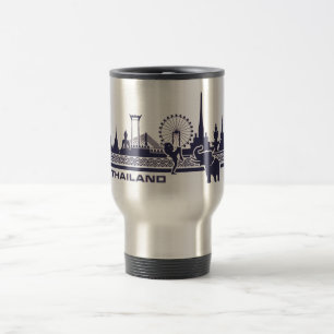 Mug De Voyage Nom personnalisé Thaïlande