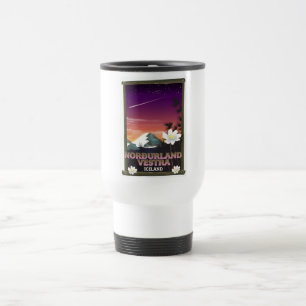 Mug De Voyage Norðurland vestra Islande affiche de voyage