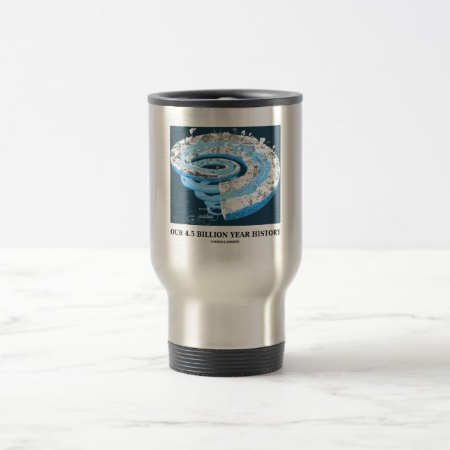 Mug De Voyage Notre 4,5 milliards d'histoire d'an (temps (Centre)