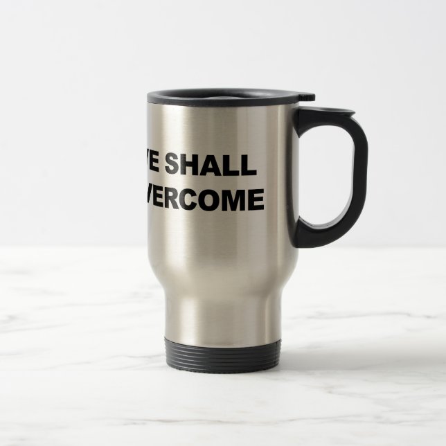 MUG DE VOYAGE NOUS SURMONTERONS (Droit)