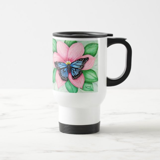 Mug De Voyage Nouveau Début Voyage Mug (Droite)