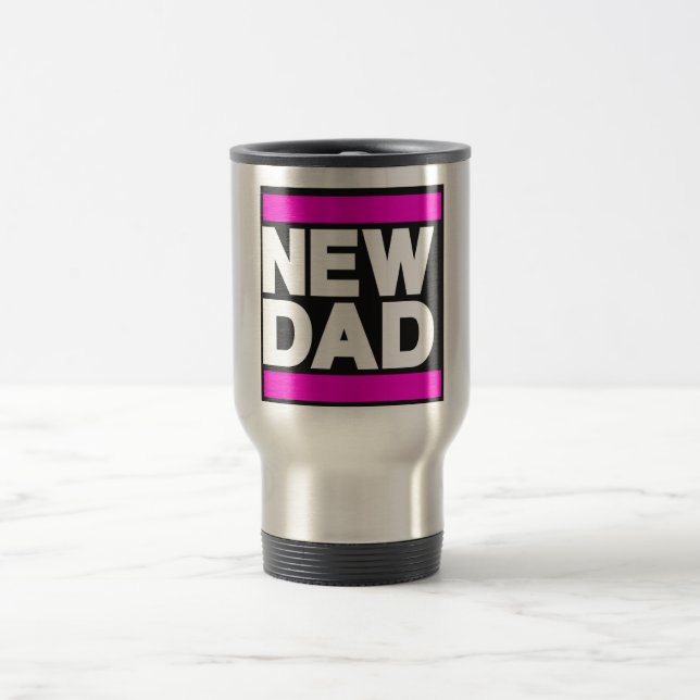 Mug De Voyage Nouveau rose de papa (Centre)