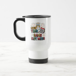 Mug De Voyage Nouvelle Année, Même Bordel Drôle (Nouvel An Drôle