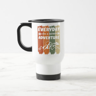 Mug De Voyage Nouvelle aventure cadeau pour amateurs de randonné