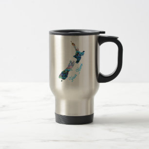 MUG DE VOYAGE NOUVELLE-ZÉLANDE CARTE PAUA