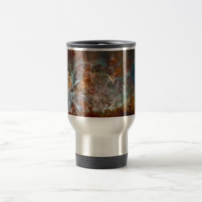 Mug De Voyage Nuages sombres de Carina Nebula Hubble Space (Centre)