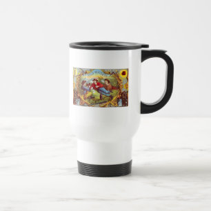 Mug De Voyage Nuggets d'or Antique Étiquette Cigar
