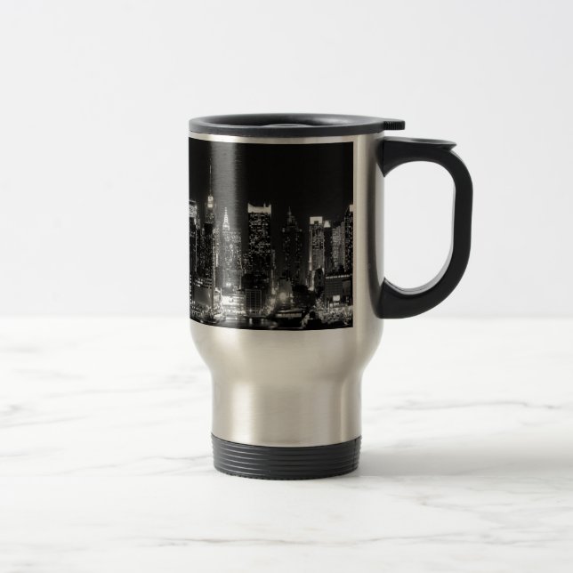 Mug De Voyage Nuit à New York (Droit)