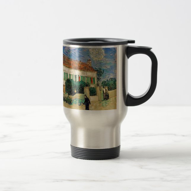 Mug De Voyage Nuit blanche de maison de Van Gogh (Droit)