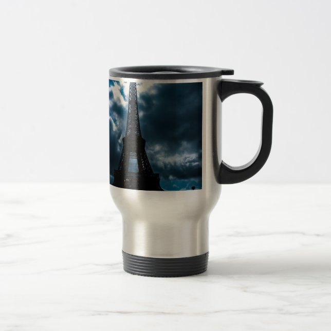 Mug De Voyage Nuit bleue Tour Eiffel (Droit)