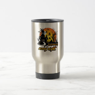 Mug De Voyage Nuit d'Halloween effrayant