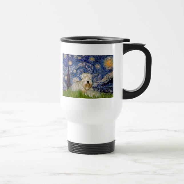 Mug De Voyage Nuit étoilée - Terrier battu 1 (Droite)