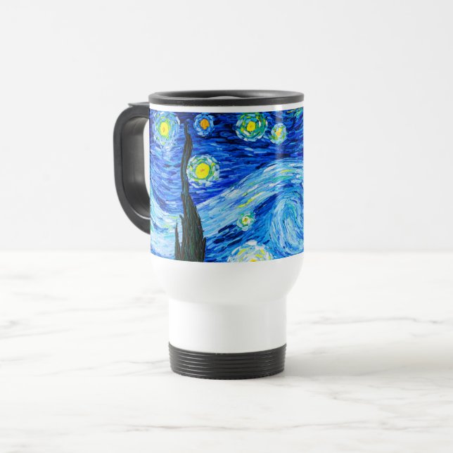 Mug De Voyage Nuit Van Gogh Starry (Devant gauche)