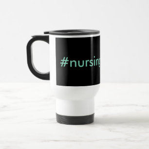 Mug De Voyage #nursingissues noir & aqua