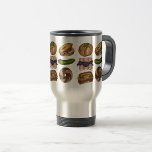 Mug De Voyage NYC Jewish Deli Foods Cuisine Reuben Pickle Bagel