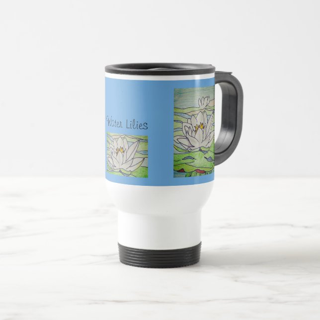Mug De Voyage Nymphéas  (Devant droit)