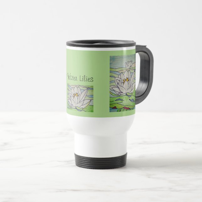 Mug De Voyage Nymphéas  (Devant droit)
