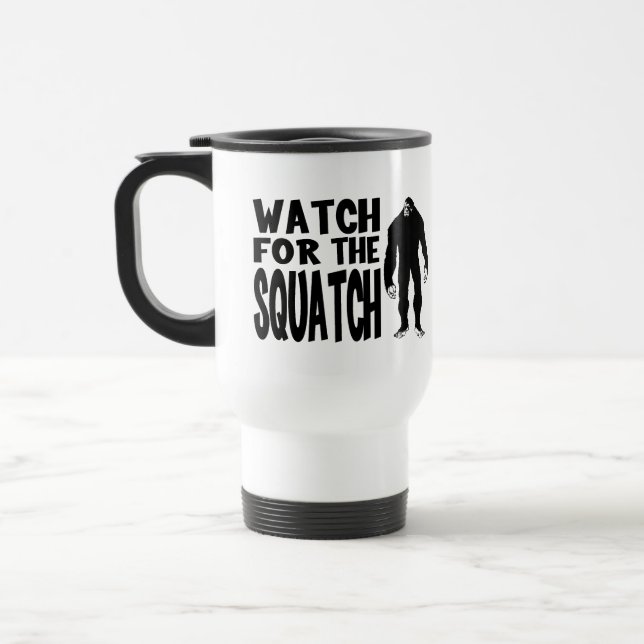 Mug De Voyage Observez pour le SQUATCH ! (Gauche)