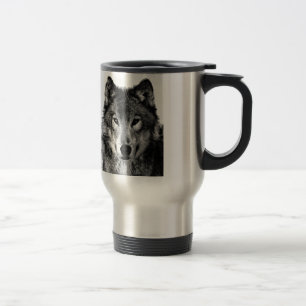 Mug De Voyage Oeil de loup noir et blanc Boules de voyage