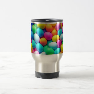 Mug De Voyage Oeuf de Pâques aux couleurs vives/Printemps