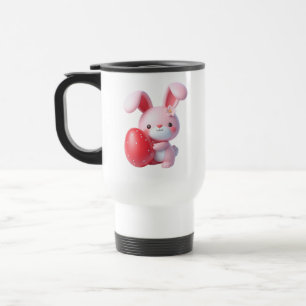 Mug De Voyage Oeuf de retenue de lapin de Pâques 3D