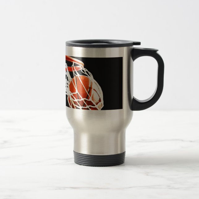 Mug De Voyage Oeuvre de basket-ball (Droit)