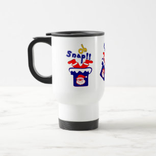Mug De Voyage 🎅 Oh ! Sanp, Père Noël maladroit coincé dans un t