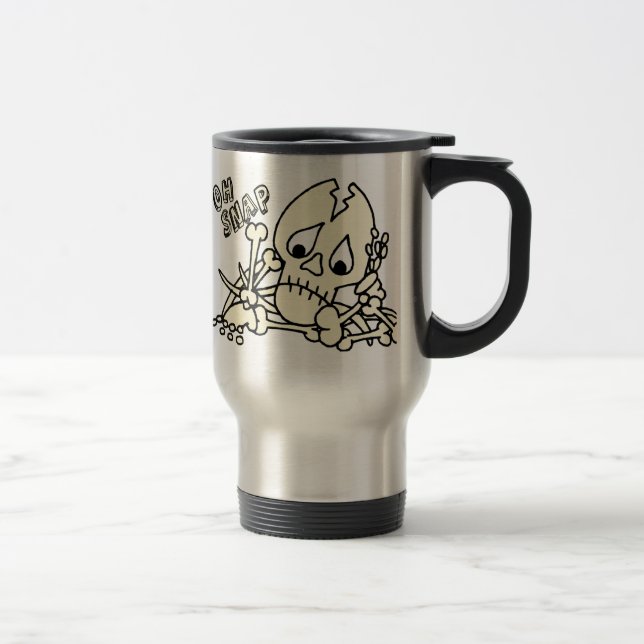 Mug De Voyage Oh squelette instantané (Droit)